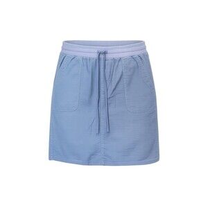 Caffe Marakesh Blue Pull On Skirt Women’s Size 8 Casual Drawstring Pockets‎